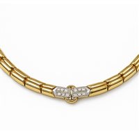 Necklace Idee Preziose dal 1987 Woman in Yellow Gold Diamante 0.04 Ct IP.CK18M/5D - IP.CK18M/5D